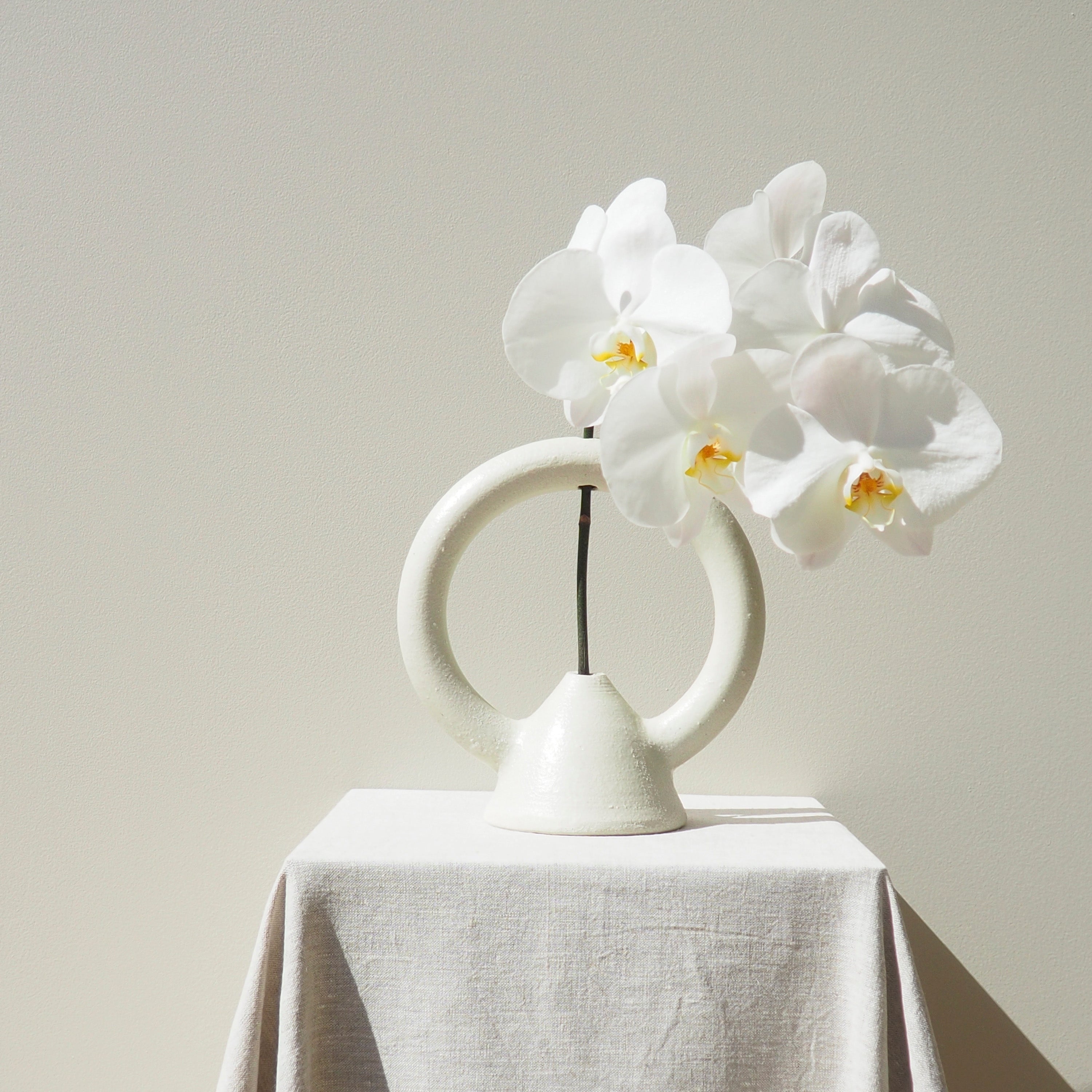 Handmade Femme Large Natural Ceramic Vase Australian Made