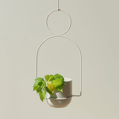 Handcrafted Steel Nude Bell Hanging Planter Australian Made 