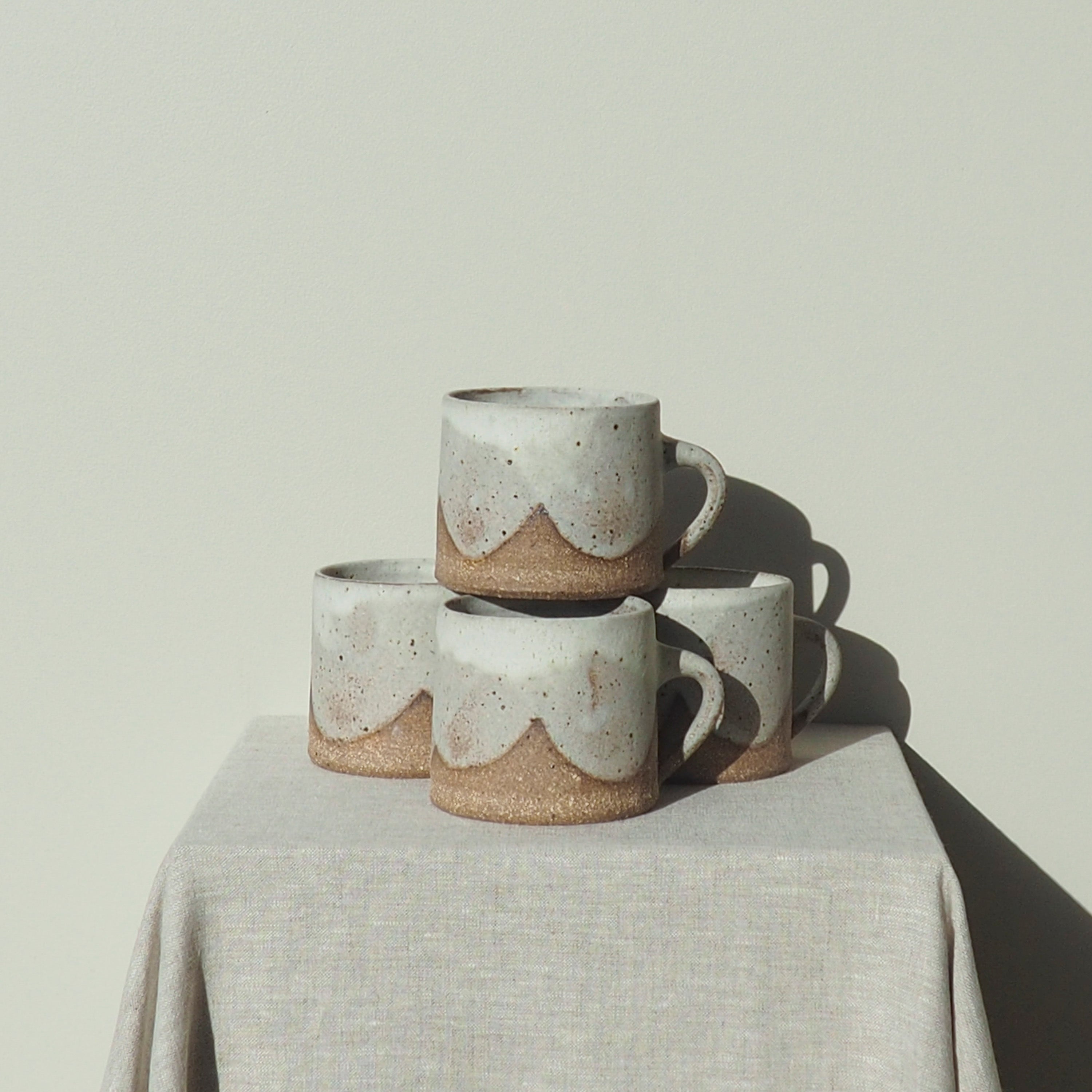 Kumhara Clay Handmade Dark Speckle Ceramic Mug Australian Made